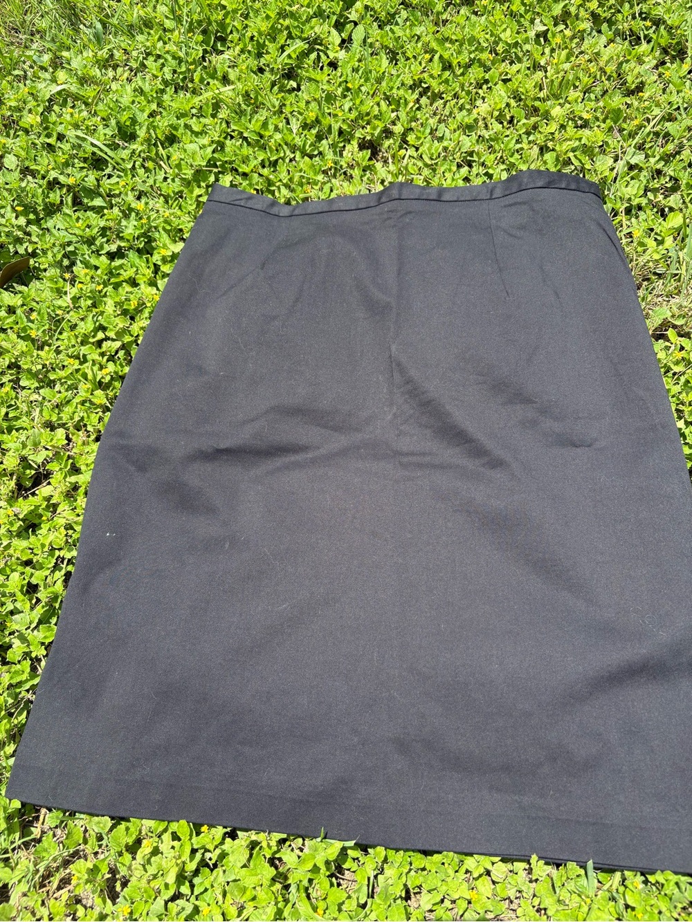 Michele Classic Black Pencil Skirt